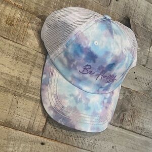 Kids Tie-Dye Cap - Blue and Purple
